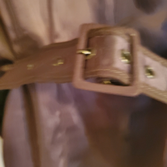 Worthington Slate Gray Blouse With Belt S Lg - Picture 5 of 11